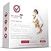 Red Nomad Crib Pad Mattress Protector - Ultra Soft Bamboo Fabric Waterproof Hypoallergenic Cover - Fits All Standard Crib Sizes