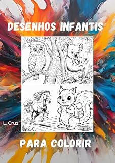 Livro DESENHOS INFANTIS PARA COLORIR: ANIMAIS