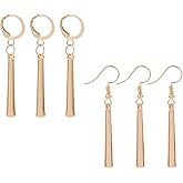 UoYu 6 pcs Anime OP Roronoa Z. Pierced Earrings Set Round Dangle Cosplay Earring for Fans