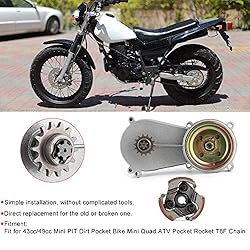 T8F 14T Tooth Double Chain Clutch Drum Gear Box T8F