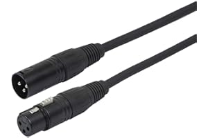 Monoprice AES/EBU Cable - 1.5 Meter - Black | 22AWG Twisted Conductors With Copper Braid And Aluminum Foil Shielding