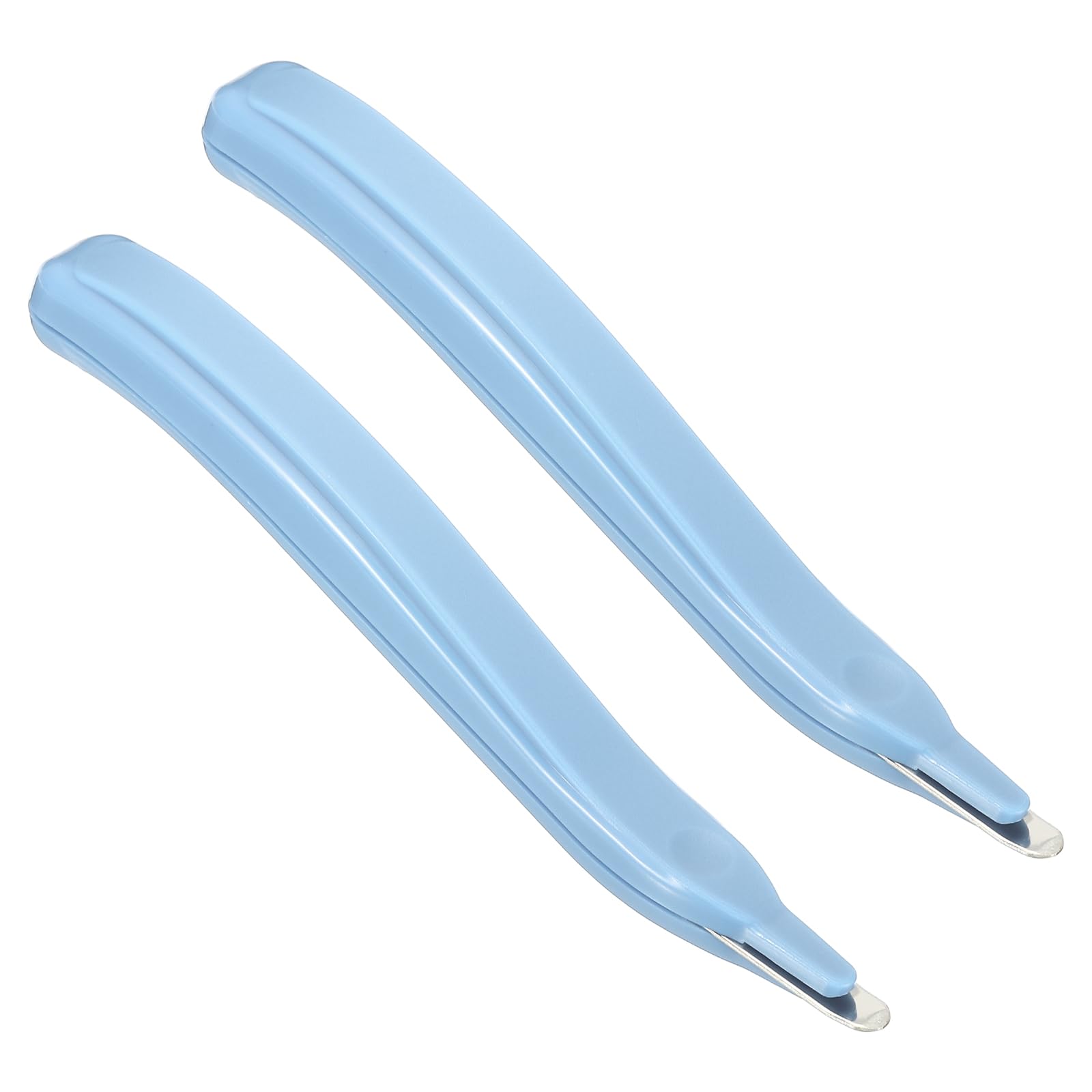 PATIKIL Staple Remover, 2 Pack Magnetic Staple Puller Desktop Removal Tool Cutting Tool for Office Home, Light Blue