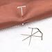 AIEX 150 Pieces Stainless Steel T-Pins Set, 2 inch, 1 inch, 1-1/4 inch, Metal T Shaped Pins Bulk for Wigs,Sewing,Blocking and Knitting
