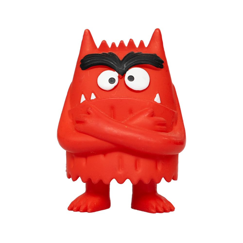 Comansi, The Colour Monster Figures, The Colour Monster Toys, Designed to Help Young Children Manage their Emotions, Special Hand-painted Figures (Red (Anger), 1 Piece)