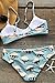 Cupshe Fashion Women's Bear Claw Printing Padding Bikini Set (L)