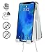 AIRSTIK Cradle Glass Mount Phone Holder Reusable TikTok Facetime Compatible with iPhone iPad Cell Phone for Bathroom Kitchen Shower Dorm Office Made in USA Glass, Mirrors, Windows (White)