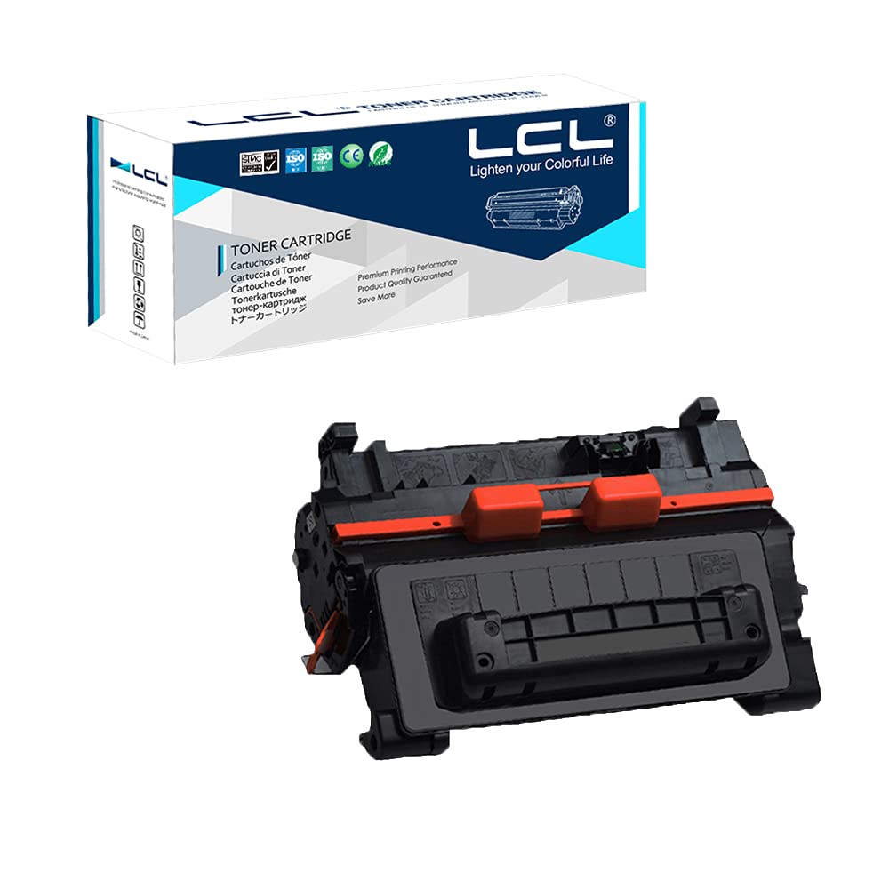 LCL Compatible Toner Cartridge 90A CE390A (1 Black ) Replacement for HP Laserjet Enterprise 600 M601DN M601N M602 M602DN M602N M602X M603 M603DN M603N M603XH M4555 M4555DN M4555F M4555FSKM M4555H