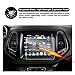 2017 2018 Jeep Compass Uconnect Touch Screen Car Display Navigation Screen Protector, RUIYA HD Clear TEMPERED GLASS Car In-Dash Screen Protective Film (8.4-Inch)
