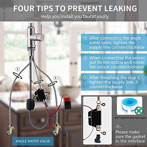 HVNVN Touch Kitchen Faucet with Pull Down Sprayer,Single Handle Kitchen