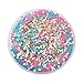 Unicorn Butter Slime 8 oz Cotton Candy Scented w/ Glitter & Foam Beads Handmade Package Stress Relief Floam Party Favor