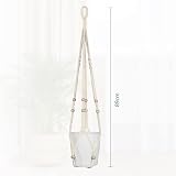 flintronic Hanging Planters Baskets Cotton Rope Macrame Plant Hanger 89CM view 2