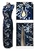 7Fairy Women's VTG Navy Blue Keyhole Long Cheongsam Chinese Dress