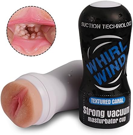 Male Adult Toy Realistic TPR Mastur*bator Super Soft Lifelike Skin Massager Toys for Men Handsfree Pleasure (Cup Sleeve)
