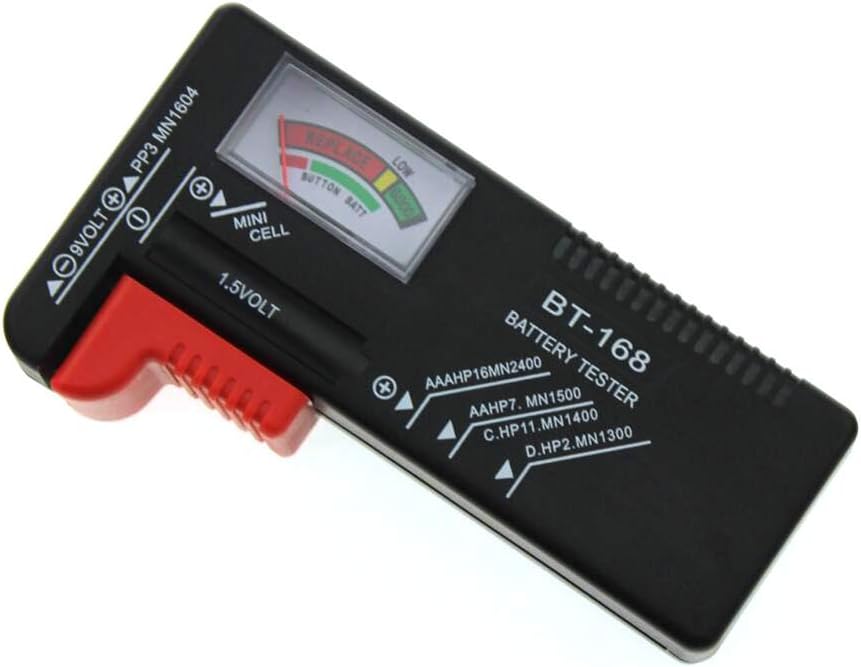 Warmmie BT168 Universal Digital Battery Tester Electronic Battery Volt