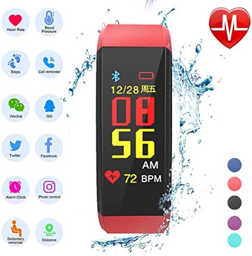 Fitness Tracker, Fitness Watch Activity Tracker with Heart Rate Monitor Watch, IP68 Waterproof Sleep Monitor Step Counter 14 Sport Modes,Pedometer for Women Men Kids