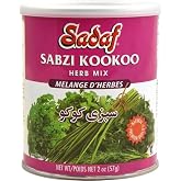 Sadaf Sabzi Kookoo - Dried Herbs Mix - Persian Spices for Cooking and Flavoring Food - Natural Herb Mix - Kosher - 2 Oz Can