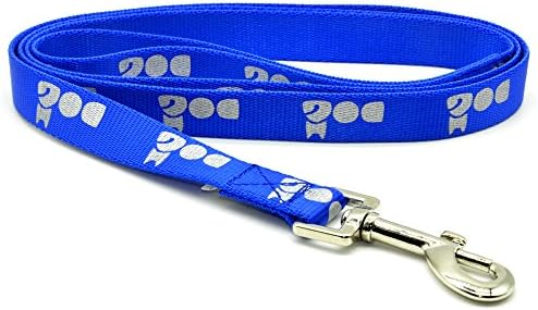 Enthun Basic Nylon Dog Leash with Water Repellent and 3M Reflective Pattern (Medium, Blue)