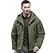 FREE SOLDIER Men Outdoor Water Resistant Tactical Softshell Hooded Jacket