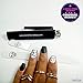 Glass Nail Files by Bona Fide Beauty - 2 Piece Skull Crystal Glass Nail Files with Black Cases - Fingernail Files for Gentle Nail Care - Ideal for Men & Women