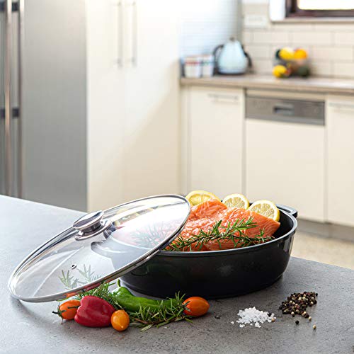 11 Inch Aluminum Pan NonStick Cookware Set, Sauté Pan, Casserole