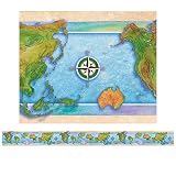 Edupress World Continents Straight Border Trim (EP63304)