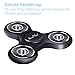 LuvnFun EDC Aluminum Little Finger Spinner Fidget Spinner Toy - Black