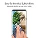 (Black) Samsung Galaxy S9 Screen Protector, LuettBiden [2 - Pack] Half Screen Tempered Glass Screen Protector [Case Friendly] [Anti-Scratch][Anti-Fingerprint][Bubble Free] for Samsung Galaxy S9