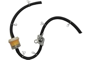 WELANDYA Gas Fuel Hose Oil Filter Clamps Inline Fuel Shut Off Valve Petcock Petrol Switch for 50cc 70cc 110cc 125cc 150cc 250cc Mini bike Dirt bike Pit bike Tao Tao Motorcycle Scooter Quad ATV and Go Karts