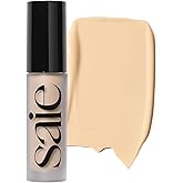 Saie Slip Tint Radiant Cream Concealer & All-Over Face Makeup - Concealer for Dark Circles, Redness & Blemishes - Lightweight Makeup Made with Hydrating Hyaluronic Acid - Shade 4 (0.17 oz)