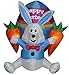 4 ft. Airblown Easter Bunny Inflatable - Yard Decoration