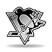 Rico Industries NHL Pittsburgh Penguins Chrome Finished Auto Emblem 3D Sticker