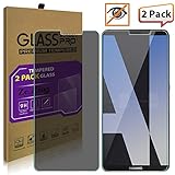 Zeking Anti-Glare Privacy Tempered Glass Screen Protector [2 Pack] Compatible with Mate 10 Pro