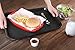 New Star Foodservice 24517 Black Plastic Fast Food Tray, 12 by 16-Inch, Set of 12