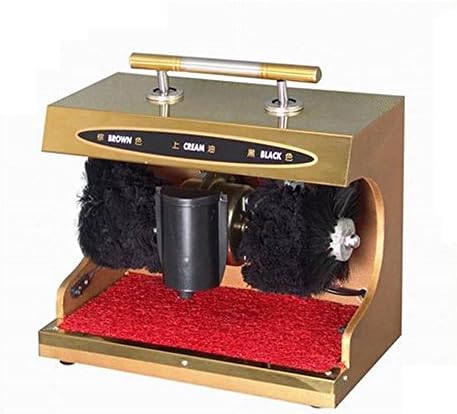 QFFL Shoe Polisher Automatic Sensor Vertical Shoeshine Household Dual Motor Electric Shoe Brush Machine 32 * 20 * 30cm Shoe Brushes