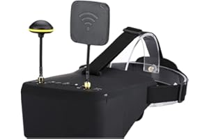 GalaxyElec EV800D 5.8G 40CH 5 Inch 800x480 Video Headset HD DVR Diversity FPV Goggles with Battery for RC Model