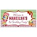 Strawberry Shortcake Birthday Banner Personalized Custom Party Backdrop Decoration