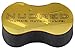 Curl Sponge - NuDred The Original Large Gold Mirrored Afro/Dread Sponge for Coils, Curls, Twists - Natural Hair Twist Sponge for Men and Women with Big Holes