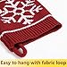 Kederwa Knit Christmas Stockings, 4 Pack 18 inches Large Cable Knitted Rustic Personalized Stocking with Xmas Tree Snowflake for Christmas Home Decorations