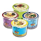 One Culture Foods Bone Broth Instant Cup Noodles, Variety - Natural - Non-GMO (Pack of 8)