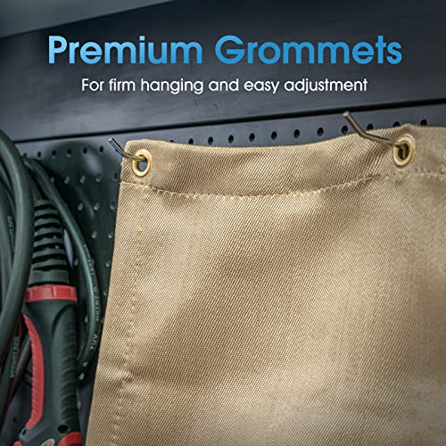 YESWELDER Heavy Duty Fiberglass Welding Blanket，4 x 6ft Fireproof