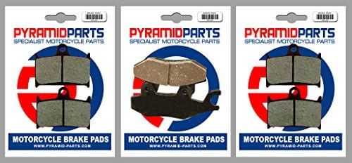 Triumph T595 950 Daytona 96-98 Front & Rear Brake Pads Full Set (3 Pairs)