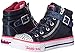 Skechers Kids Twinkle Toes Shuffles Heart and Sole Light Up Sneaker,Dark Navy,11 M US Little Kid