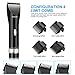 PECHAM Professional Cordless Hair Clippers Set Low Noise USB Rechargeable Hair Cutting with 2 Batteries and 4 Comb for Men, Kids, Dog, Cat and Pet Grooming Clipper