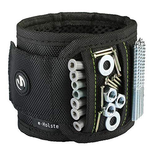 e-Holster Magnetic Wristband for Holding Screws, Nails, Drill Bits
