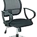 Safco Loop Arms Set for use with Vue Mesh Extended-Height (Chair Sold Separately), Black (3396BL)