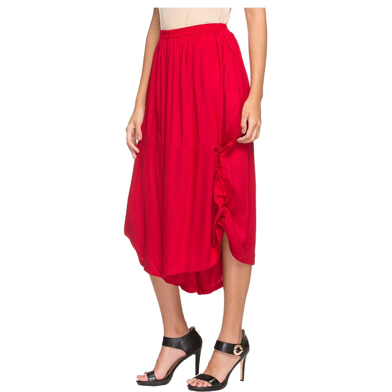 haute curry by shoppers stop womens solid culottes