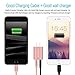 Tranesca Nylon Braided Apple Mfi Certified USB A to Lightning cable for iPhone X,iPhone8,iPhone 7/7 Plus/iPhone 6/6s/iPad Air/iPad Pro and more-Rose Gold ( 6 Feet/1.8 Meter)