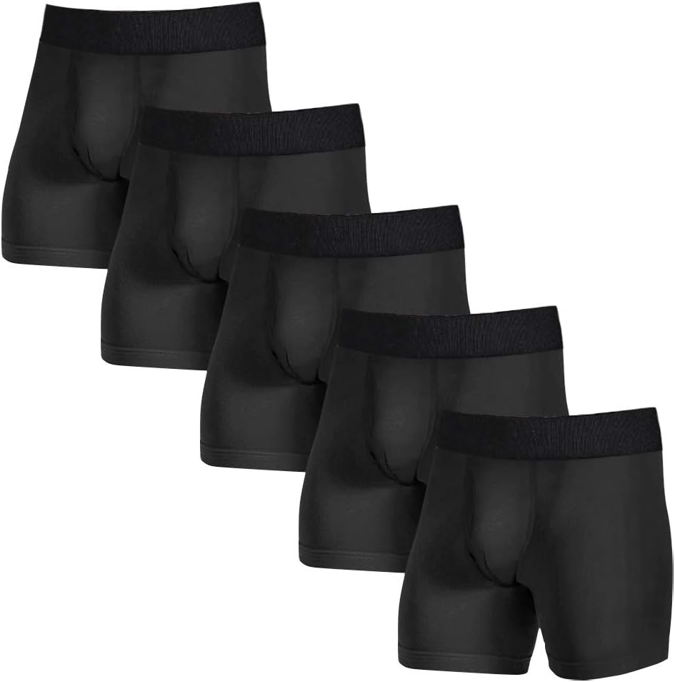 5Mayi Boxer Briefs Mens Underwear Cotton Mens Boxer Briefs Underwear for Men Pack S/M/L/XL/XXL
