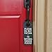 GRAPHICS & MORE Please Do Not Disturb I'm Disturbed Enough Already Plastic Door Knob Hanger Sign