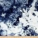 Shannon Minky Cuddle Tie Dye Navy Fabric By The Yard